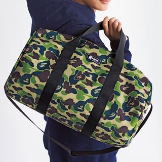 A BATHING APE - BAPE◇A BATHING APE／◇ブラックダッフルバッグ ...