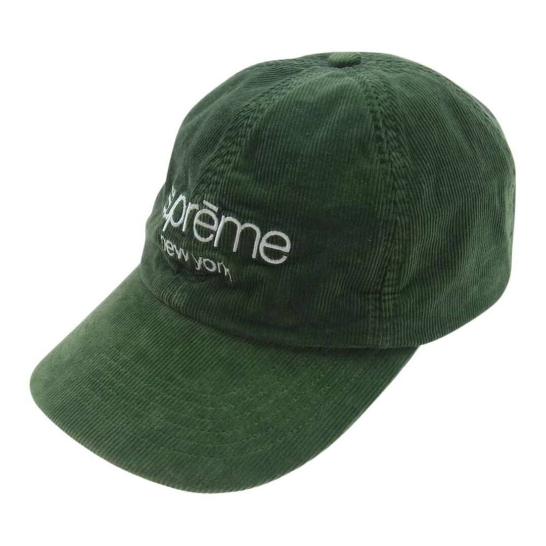 Supreme(シュプリーム)のSupreme シュプリーム キャップ 21AW  GORE-TEX Corduroy Classic Logo 6-Panel ゴアテックス クラシックロゴ コーデュロイ キャップ モスグリーン系【中古】 メンズの帽子(その他)の商品写真