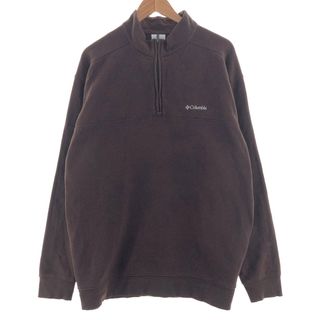 コロンビア(Columbia)の古着 コロンビア Columbia ハーフジップスウェットシャツ トレーナー メンズXXL /taa002204(スウェット)