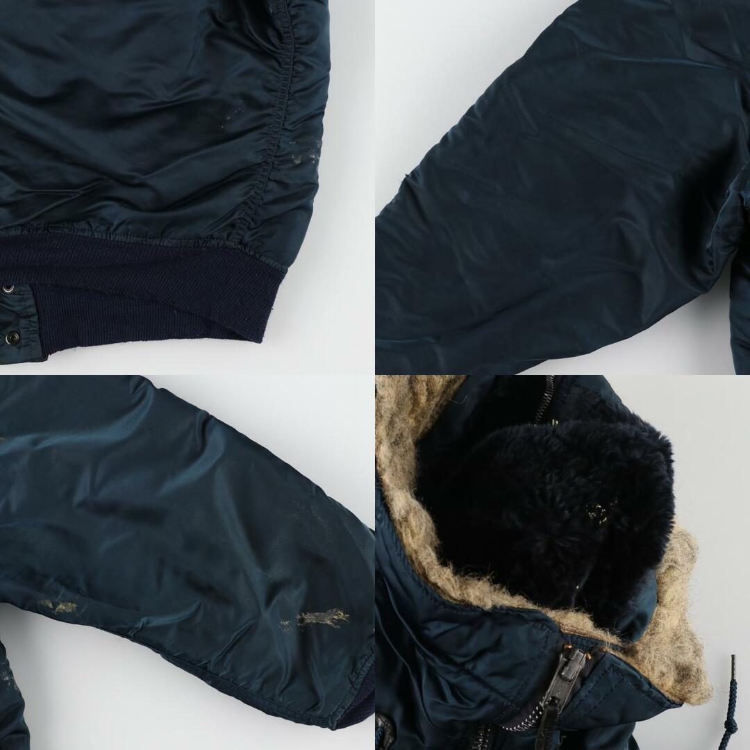 alpha(アルファ)の古着 民間品 アルファ ALPHA N-2B タイプ ミリタリー フライトジャケット USA製 メンズXL /evb002848 メンズのジャケット/アウター(ミリタリージャケット)の商品写真