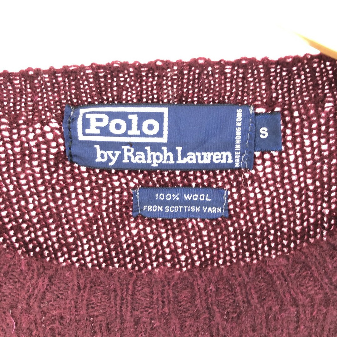 Ralph Lauren(ラルフローレン)の古着 ラルフローレン Ralph Lauren POLO by Ralph Lauren ウールニットセーター レディースS /eaa388276 レディースのトップス(ニット/セーター)の商品写真