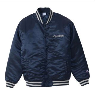 【新品未使用】Champion ベースボールジャケット ネイビー