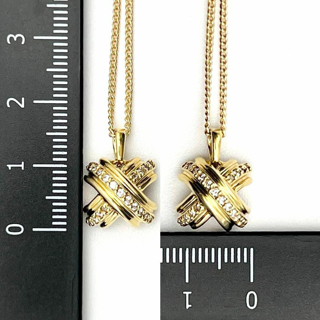 Tiffany & Co.(ティファニー)の【ティファニー】　シグネチャー クロス　ダイヤモンド　ネックレス　ペンダント レディースのアクセサリー(ネックレス)の商品写真
