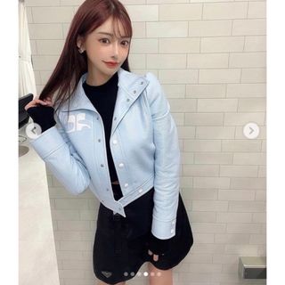 クレージュ(Courreges)のCourreges♡国内未発売♡明日花キララちゃん着ジャケット♡(ライダースジャケット)