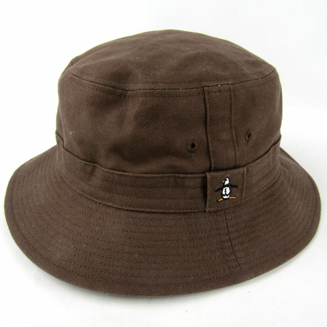 Munsingwear(マンシングウェア)のマンシングウェア ハット ロゴ キャップ ブランド 帽子 メンズ M 56.5cmサイズ ブラウン Munsing wear メンズの帽子(ハット)の商品写真