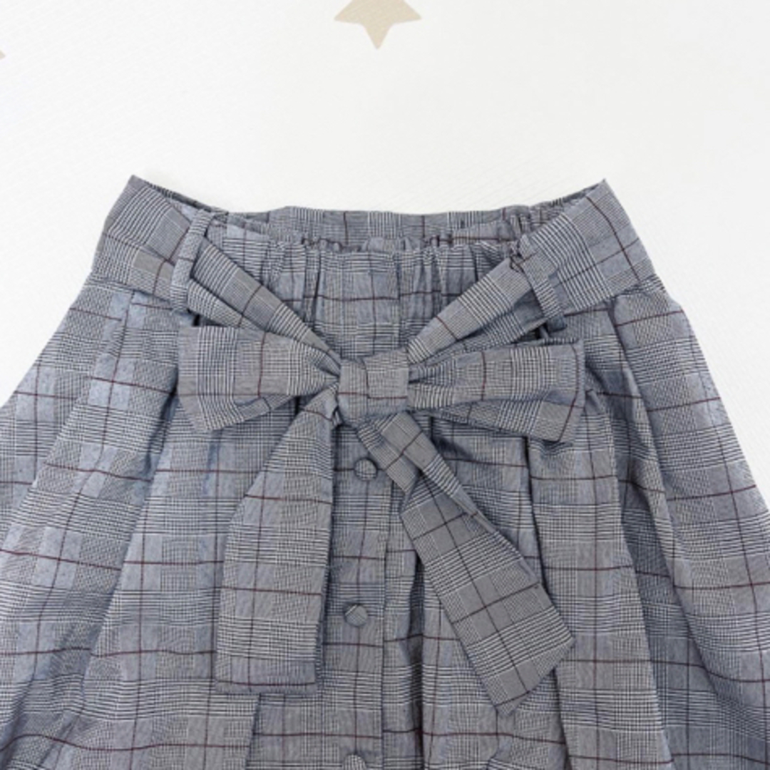 Andemiu(アンデミュウ)のandemiu アンデミュウ ギンガムチェック スカート ロングスカート 冬服 レディースのスカート(ロングスカート)の商品写真
