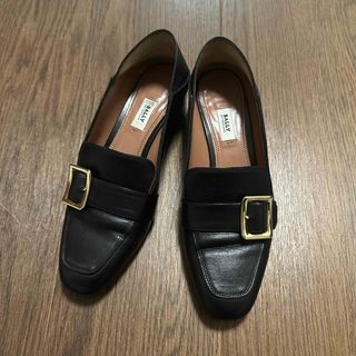 BALLY バリー　フラットパンプス　ローファー　23 ブラック　匿名配送