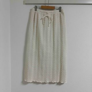 ダブルクローゼット(w closet)のニットスカート(ひざ丈スカート)