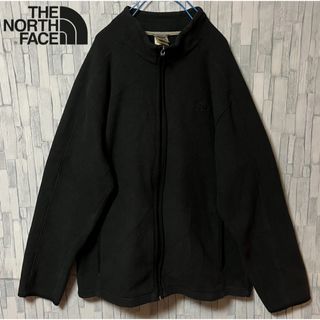 ザノースフェイス(THE NORTH FACE)のノースフェイス フリース ブラック ジップアップ ビックシルエット(ブルゾン)