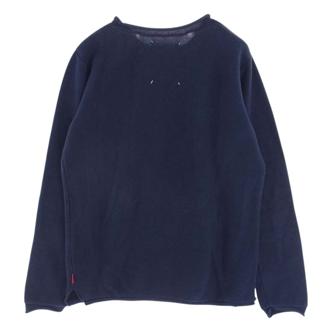 W)taps(ダブルタップス)のWTAPS ダブルタップス ニット 15SS 151MADT-KNM01 AVANT SWEATER WOOL アバント セーター コットン ニット ネイビー系 1【中古】 メンズのトップス(ニット/セーター)の商品写真