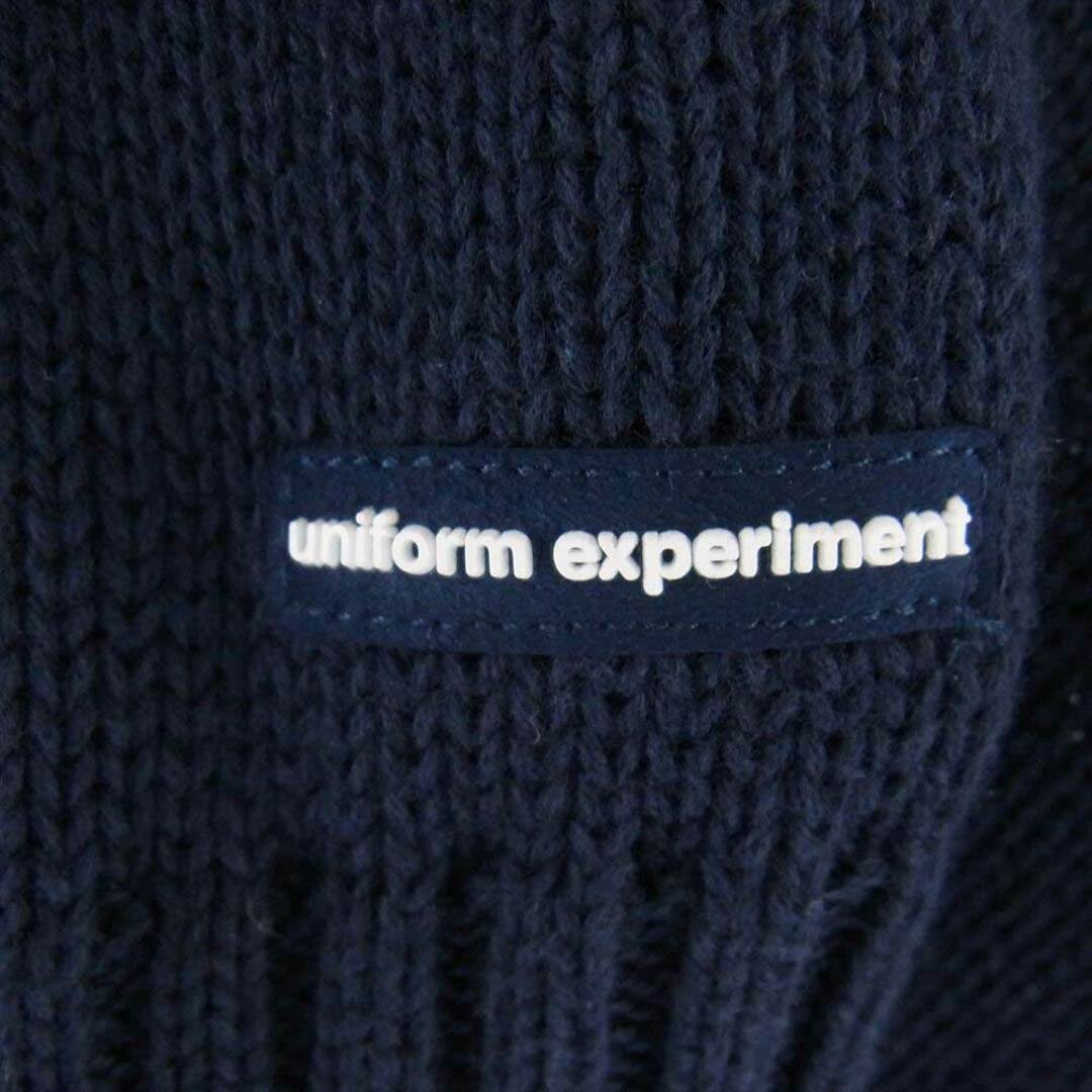 uniform experiment(ユニフォームエクスペリメント)のuniform experiment ユニフォームエクスペリメント ニット 15SS UE-150093 SLEEVE CABLE KNIT 袖ケーブル編み ニット セーター ダークネイビー系 M 2【中古】 メンズのトップス(ニット/セーター)の商品写真