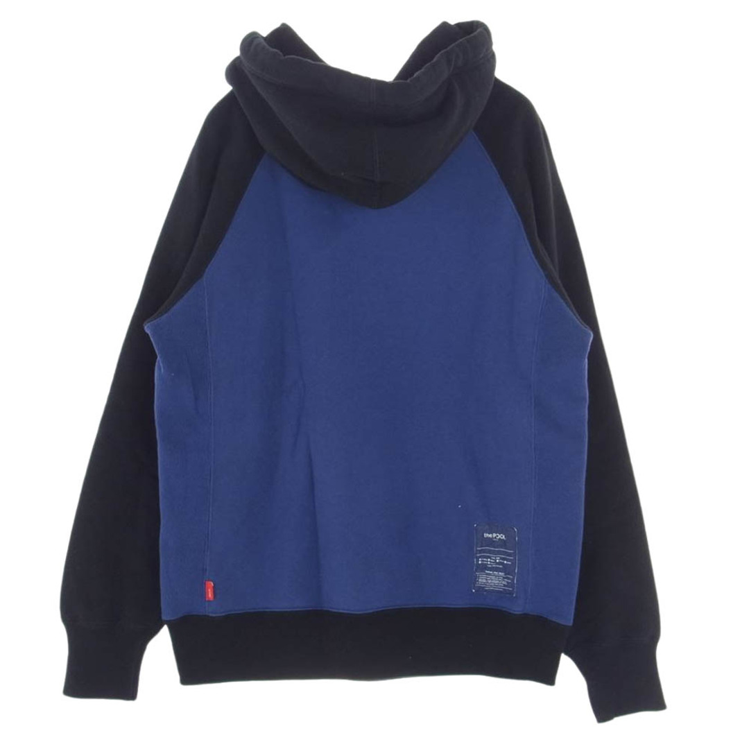 WTAPS ダブルタップス パーカー 14AW 142ATFRD-CSM02S × FRAGMENT × THE POOL AOYAMA DESIGN HOODIE フーディー パーカー ブラック系 ブルー系