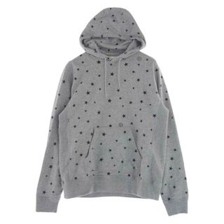 ユニフォームエクスペリメント(uniform experiment)のuniform experiment ユニフォームエクスペリメント パーカー STAR SWEAT HOODIE スター スウェット フーディ パーカー グレー系 1【美品】【中古】(パーカー)