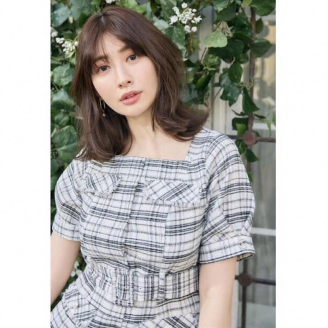 Her lip to(ハーリップトゥ)のherlipto Classic Tweed Belted Dress レディースのワンピース(ロングワンピース/マキシワンピース)の商品写真