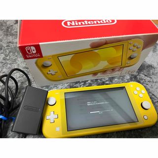 ほぼ新品　switch lite イエロー あつ森 セット カバー付き