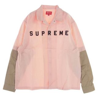 シュプリーム(Supreme)のSupreme シュプリーム 長袖シャツ 20AW 2-Tone Work Shirt 2トーン ワーク シャツ ピンク系 M【美品】【中古】(シャツ)