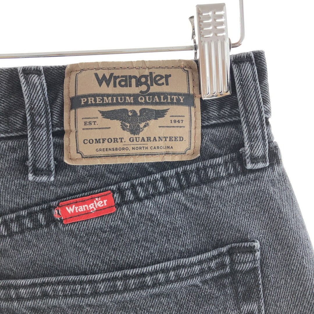Wrangler(ラングラー)の古着 ラングラー Wrangler ブラックデニムパンツ メンズw34 /taa002232 メンズのパンツ(デニム/ジーンズ)の商品写真
