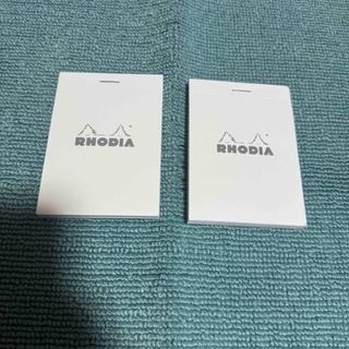 ロディア(RHODIA)の←新品〒【管理No.0302】ロディア 方眼 No.11 ホワイト 2つ(ノート/メモ帳/ふせん)