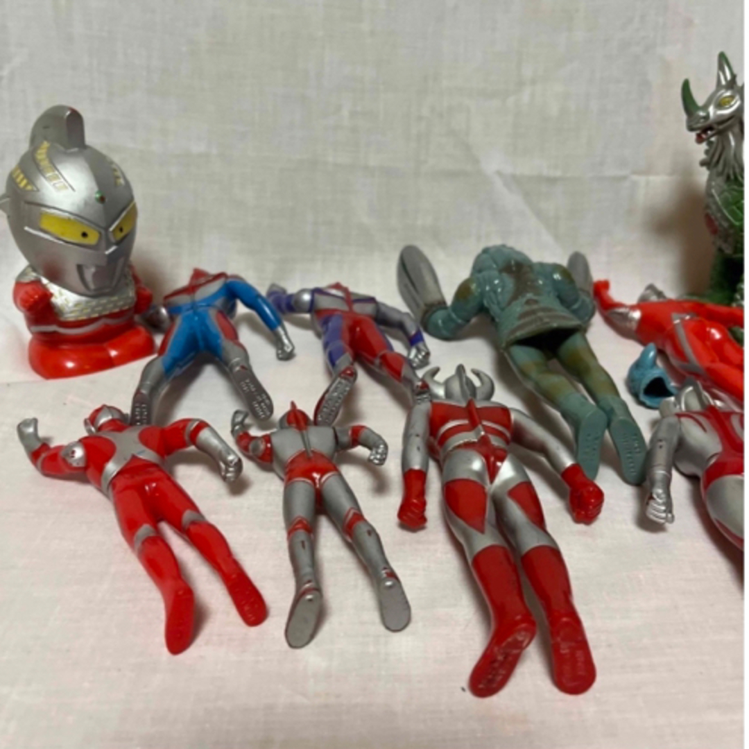 ウルトラマン　ソフビ　 まとめ売　父と母　バルタン星人　 ウルトラマン80