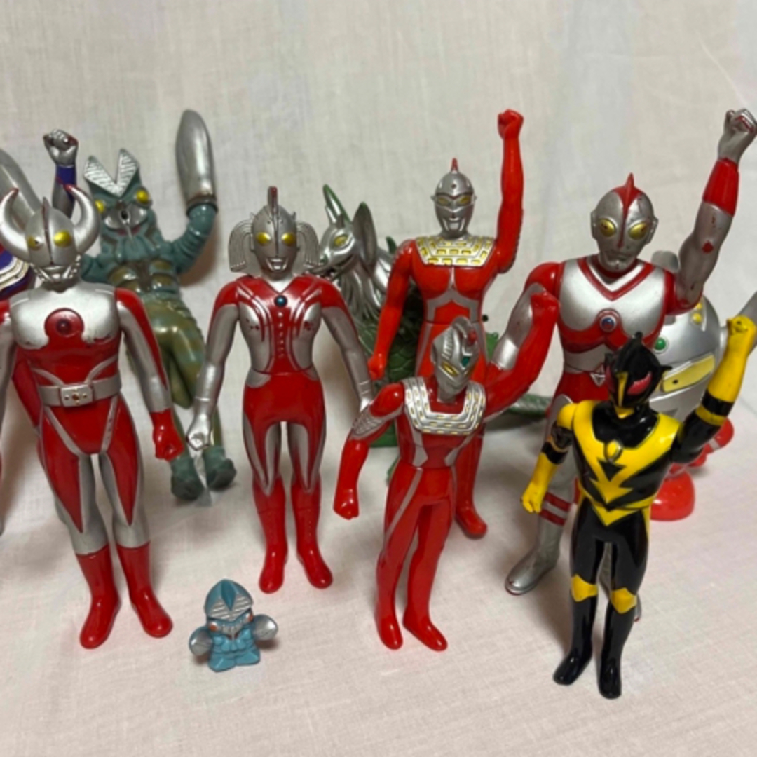 ウルトラマン　ソフビ　 まとめ売　父と母　バルタン星人　 ウルトラマン80