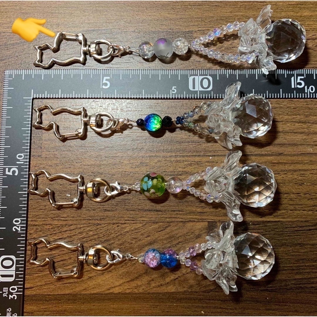 ☆【ss378】ﾊﾝﾄﾞﾒｲﾄﾞ　サンキャッチャー ハンドメイドのアクセサリー(キーホルダー/ストラップ)の商品写真