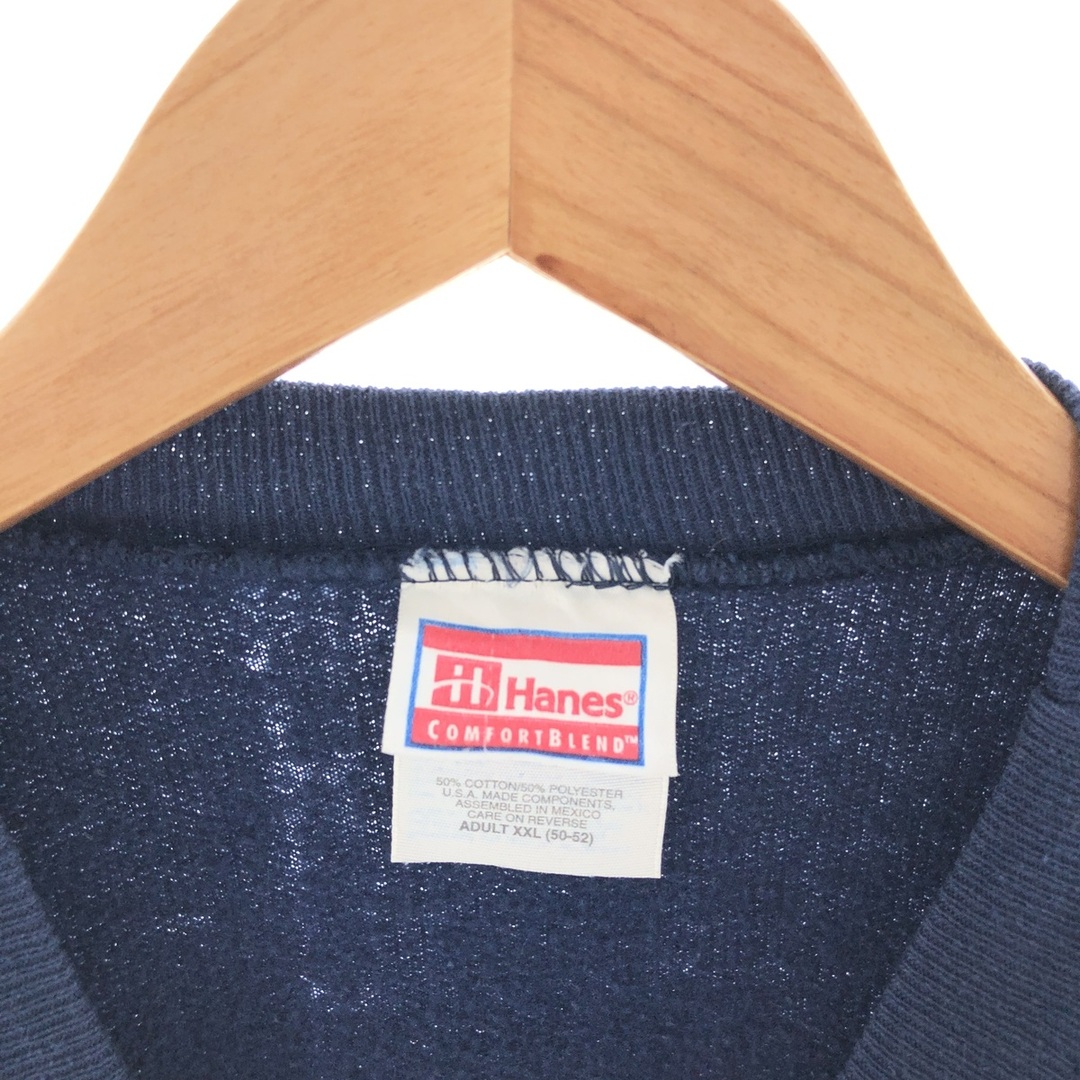 Hanes(ヘインズ)の古着 90年代 ヘインズ Hanes プリントスウェットシャツ トレーナー メンズXXL ヴィンテージ /taa002077 メンズのトップス(スウェット)の商品写真