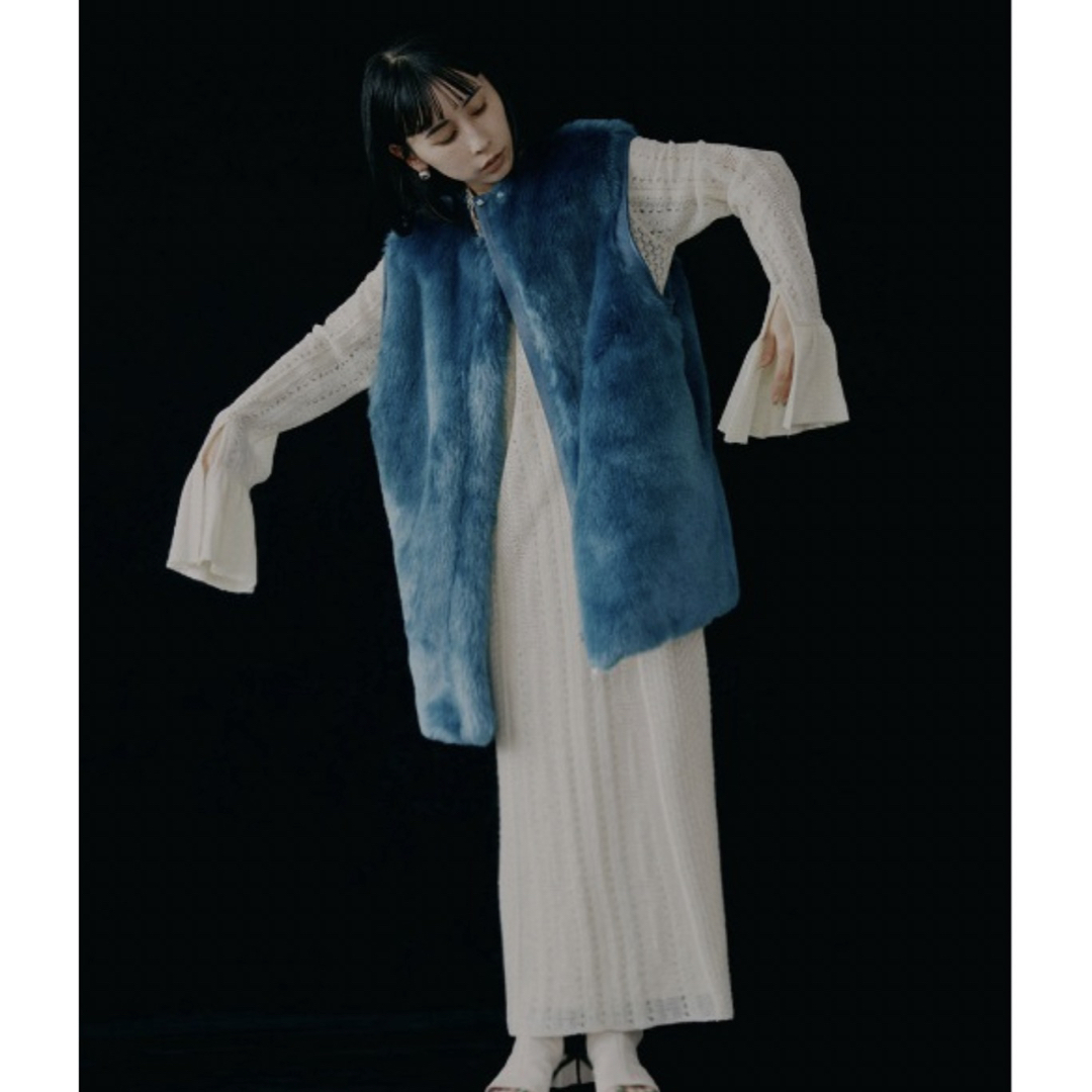 Ameri VINTAGE - AMERI UND REVERSIBLE MOTTLED FUR VESTの通販 Ameri VINTAGE - AMERI UND REVERSIBLE MOTTLED FUR VESTの通販