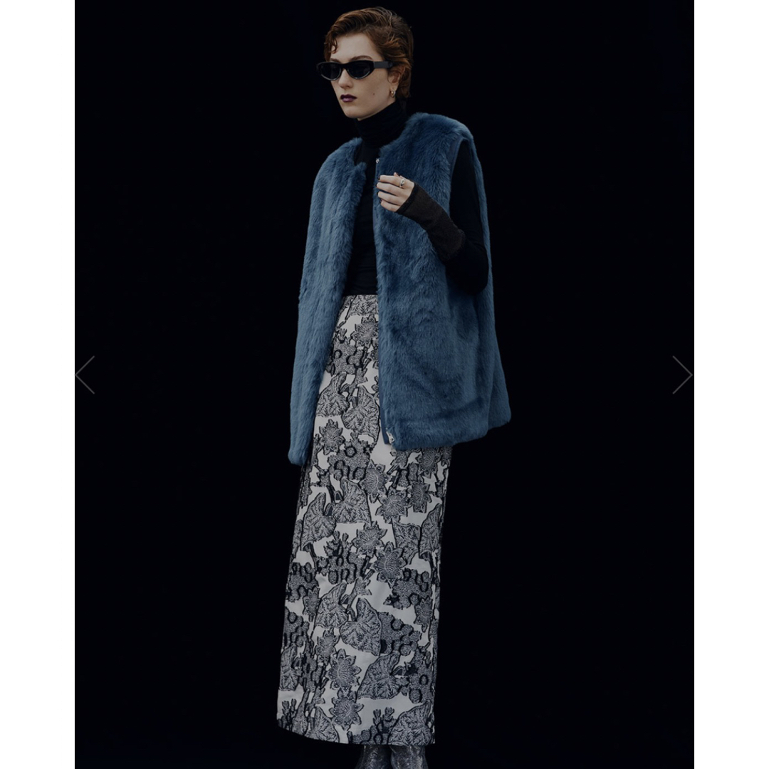 Ameri VINTAGE - AMERI UND REVERSIBLE MOTTLED FUR VESTの通販 Ameri VINTAGE - AMERI UND REVERSIBLE MOTTLED FUR VESTの通販