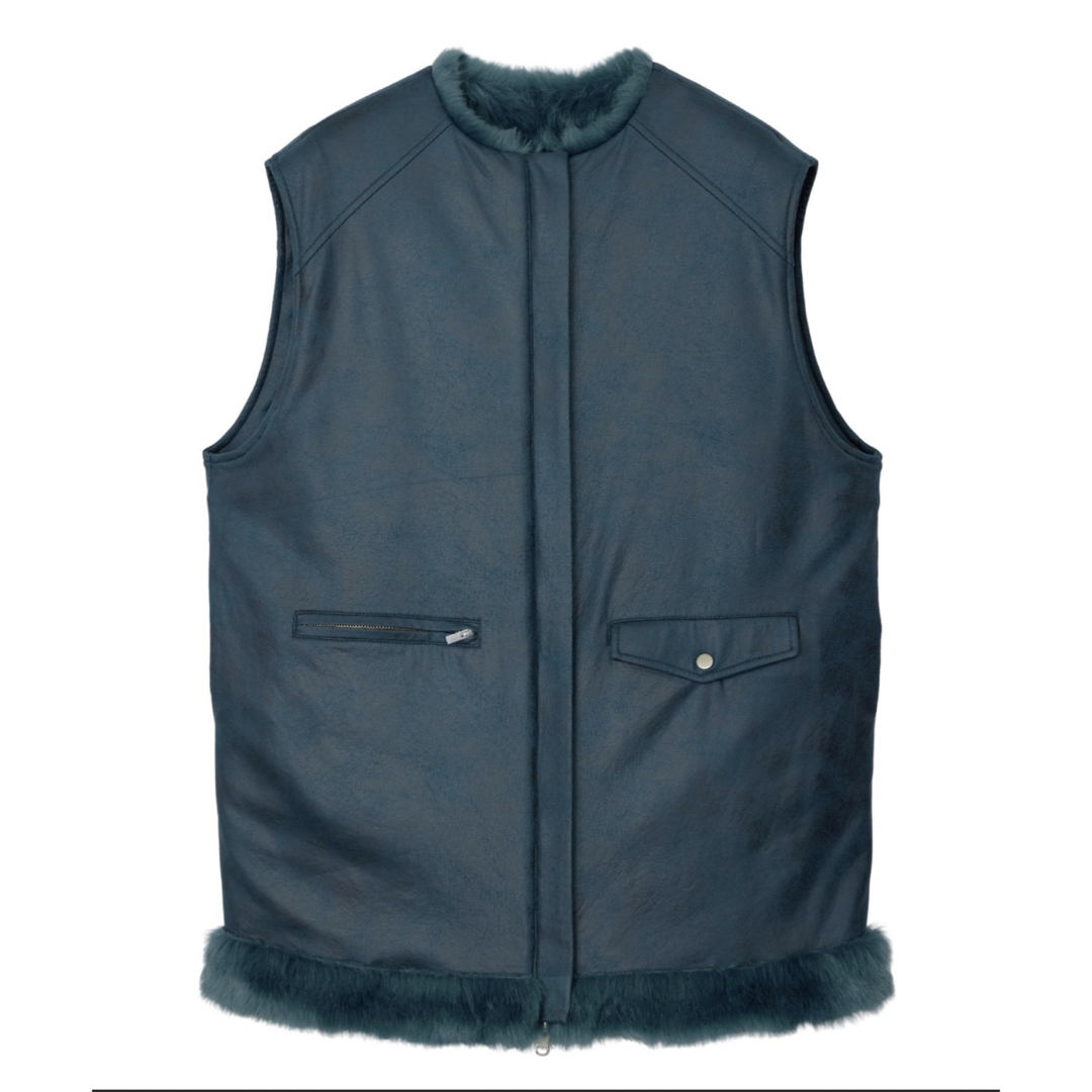 Ameri VINTAGE - AMERI UND REVERSIBLE MOTTLED FUR VESTの通販 Ameri VINTAGE - AMERI UND REVERSIBLE MOTTLED FUR VESTの通販