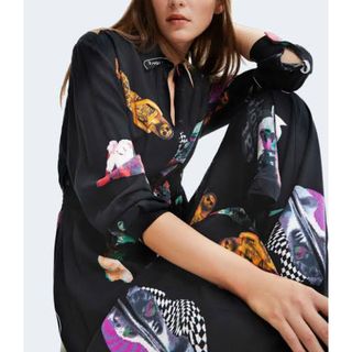 デシグアル(DESIGUAL)の新品✨タグ付き♪ 定価25,800円　デシグアル　お洒落💖ワンピース　大特価‼️(ロングワンピース/マキシワンピース)