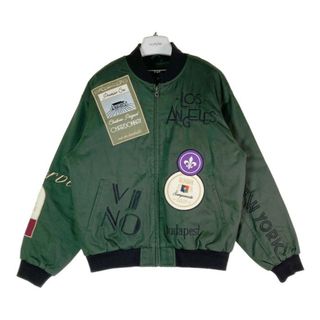 ハフ(HUF)の★HUF ハフ STRATFORD TOUR JACKET JK00408 23AW ストラトフォード ツアー ジャケット グリーン sizeM(ナイロンジャケット)