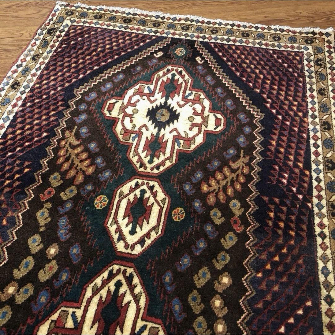 ペルシャビンテージ絨毯 (ユニーク品) No.35148 ラグ/カーペット ペルシャビンテージ絨毯 (ユニーク品) No.35148 ラグ/カーペット
