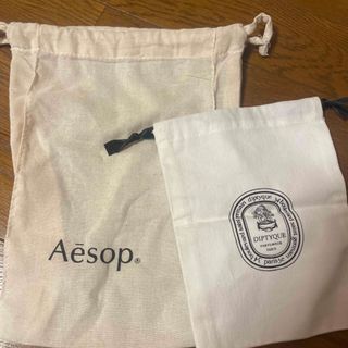 イソップ(Aesop)のイソップ巾着　ディプティック巾着(ショップ袋)