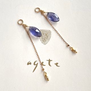 未使用品☆agete K10オパールチャーム☆アガット-