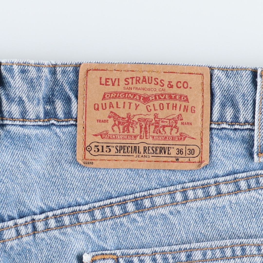 Levi's(リーバイス)の古着 90年代 リーバイス Levi's 515 RELAXED FIT SPECIAL RESERVE ストレートデニムパンツ USA製 メンズw36 ヴィンテージ /taa001609 メンズのパンツ(デニム/ジーンズ)の商品写真