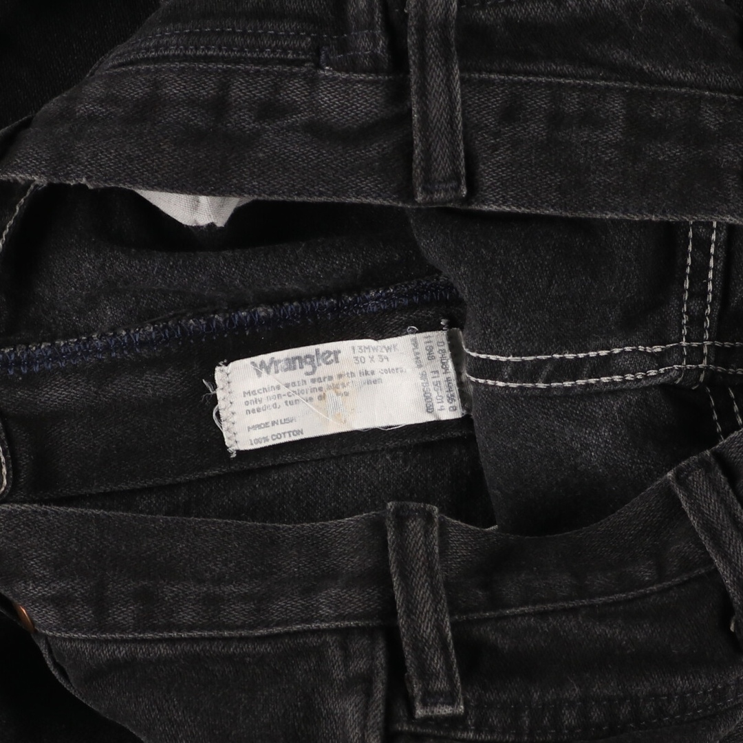 Wrangler(ラングラー)の古着 90年代 ラングラー Wrangler ブラックデニムパンツ USA製 メンズw30 ヴィンテージ /taa002117 メンズのパンツ(デニム/ジーンズ)の商品写真
