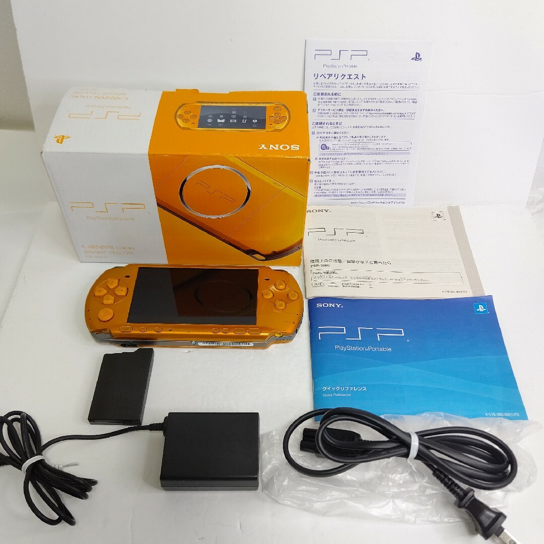 PSP【ジャンク品】PSポータブル PSP3000 ブライトイエロー