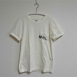 マーガレットハウエル(MARGARET HOWELL)の【美品】MHL. ロゴ ポケット Tシャツ Ⅱ レディース(Tシャツ(半袖/袖なし))