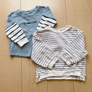 アプレレクール(apres les cours)のキッズ　ベビー　トレーナー　90　２枚セット　アプレレクール　西松屋(Tシャツ/カットソー)