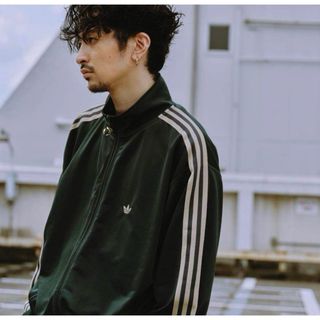 オリジナルス(Originals（adidas）)の常田大希着用 adidas アディダス トラックジャケット グリーン XSサイズ(ジャージ)