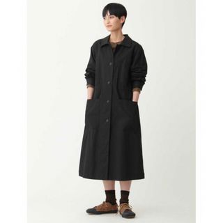 エムエイチエル(MHL.)のMHL UNIFORM COTTON LINEN TWILL コート ワンピース(ひざ丈ワンピース)