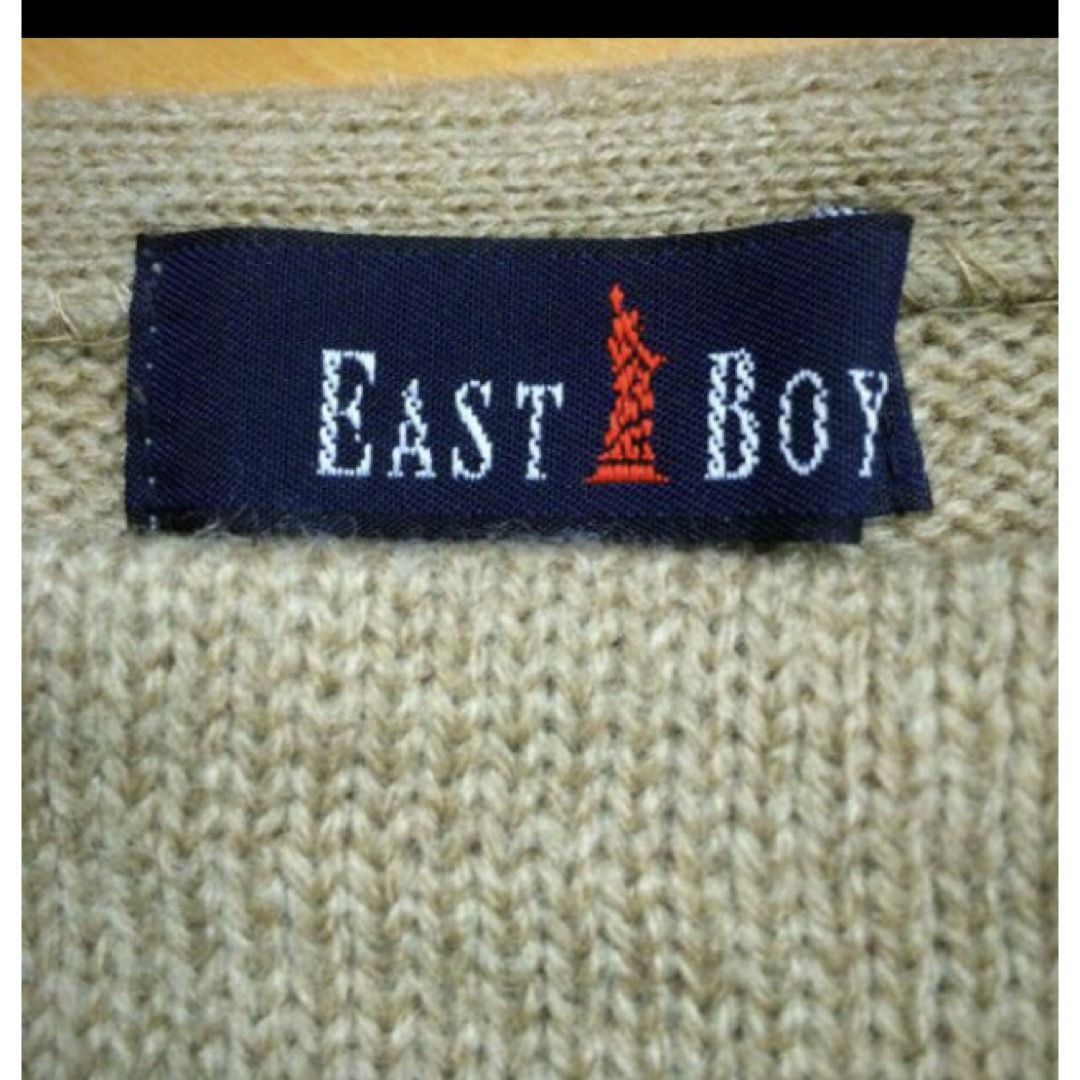 EASTBOY(イーストボーイ)のイーストボーイブラウン7分ニットわ レディースのトップス(ニット/セーター)の商品写真