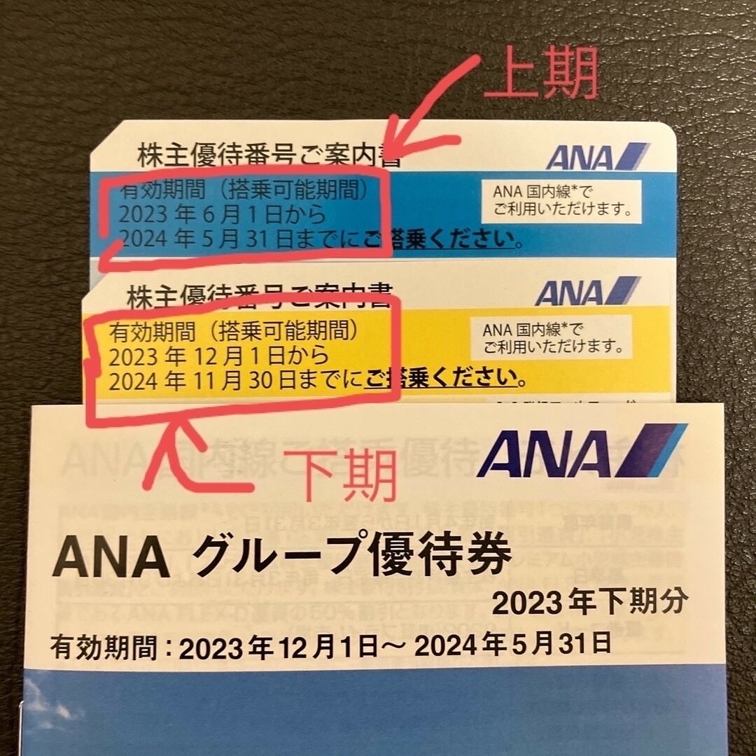 ANA株主優待　2023年上期２枚