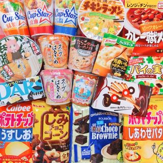 Ｂ−３　お菓子詰め合わせ　おかし　カップ麺　カップラーメン　食品詰め合わせ(インスタント食品)