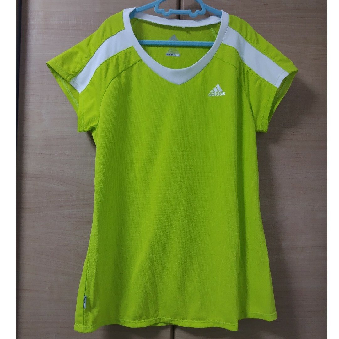 adidas(アディダス)のアディダス　CLIMALITE  Lサイズ レディースのトップス(Tシャツ(半袖/袖なし))の商品写真