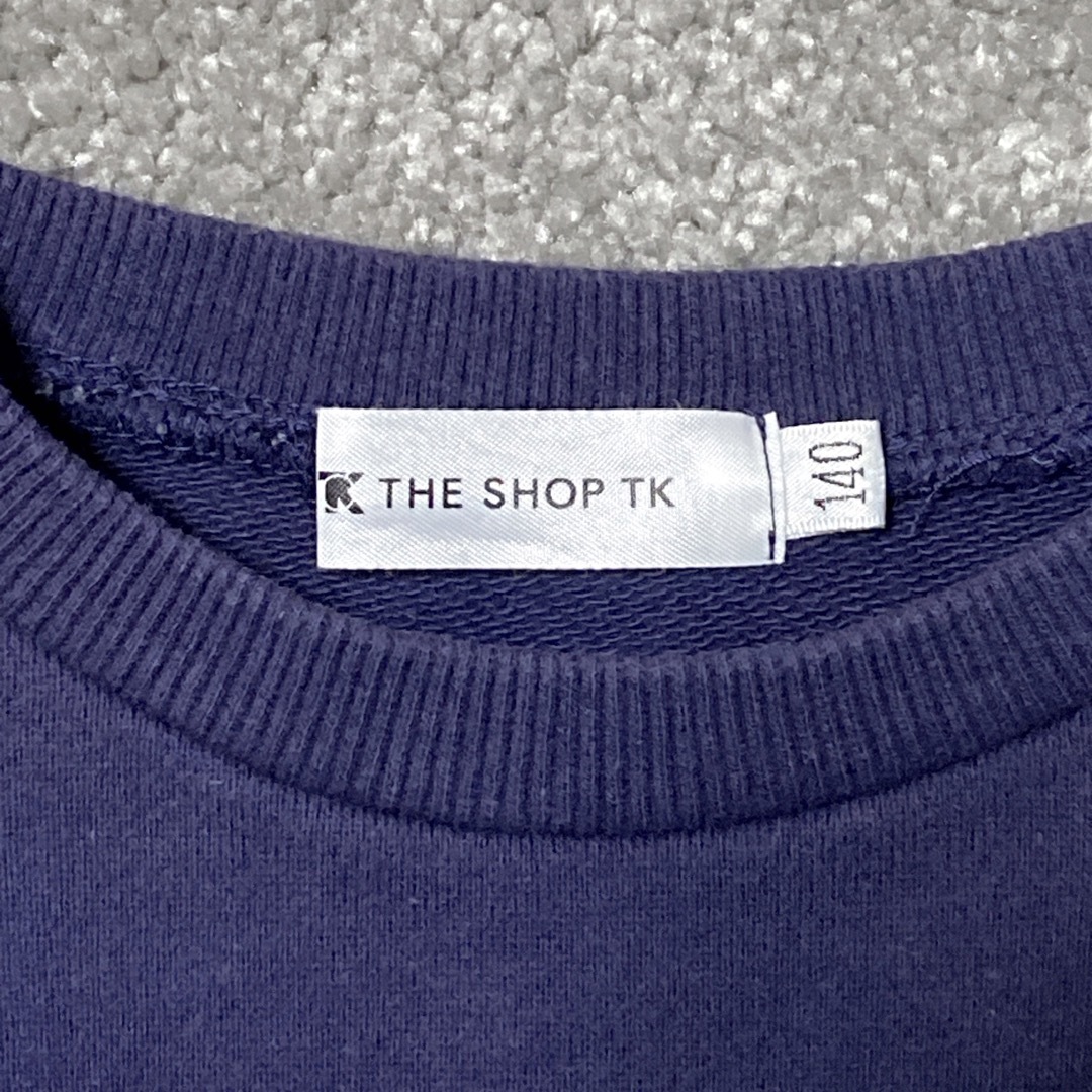 THE SHOP TK(ザショップティーケー)のTHESHOPTK バイカラートレーナー 140cm👕*⋆ キッズ/ベビー/マタニティのキッズ服男の子用(90cm~)(その他)の商品写真