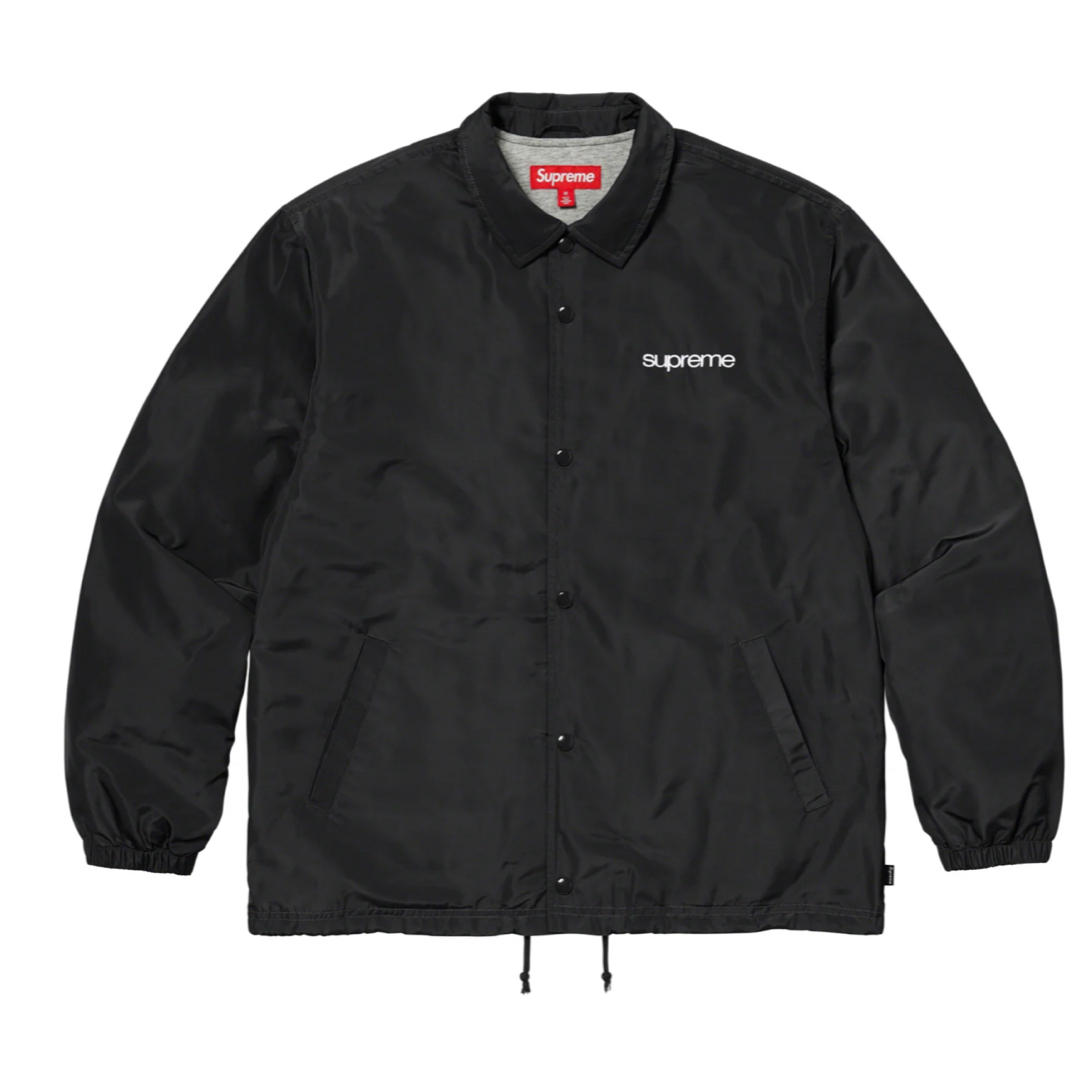 輝い supreme NYC Coaches Jacket black ブラック L ...