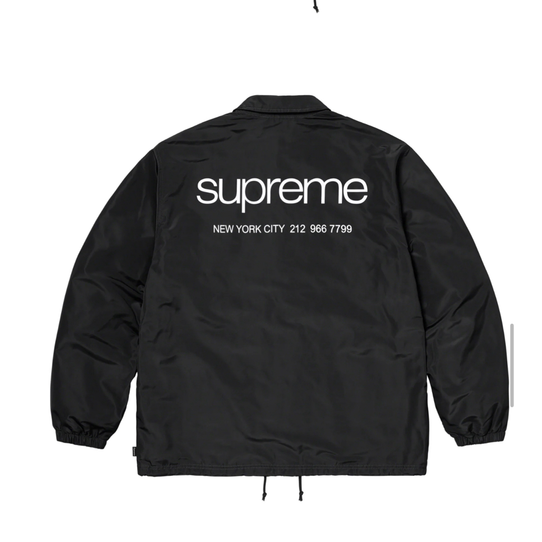 supreme NYC Coaches Jacket black ブラック　L
