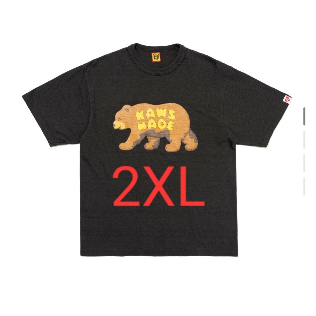 T-SHIRT KAWS HUMAN MADE 2XL