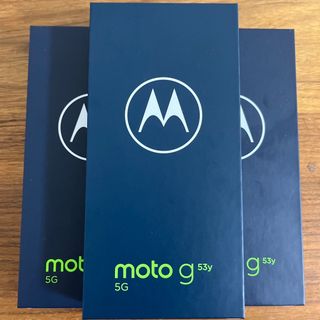 モトローラ(Motorola)の【新品未使用】MOTOROLA moto g53y 5G 3台セット(スマートフォン本体)